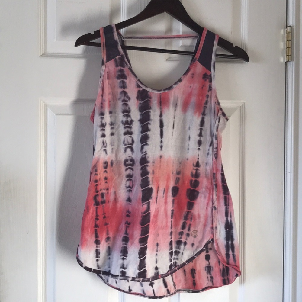 Balance collection pink purple tie dyed boho yoga
